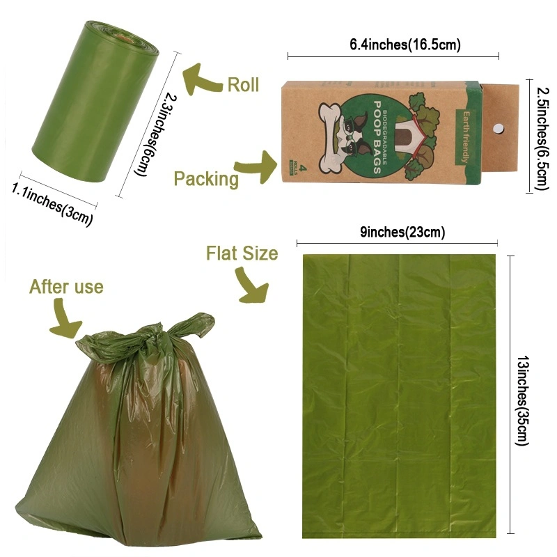 Eco-Friendly Leakproof Biodegradable Dog Waste Garbage Pet Poop Bag