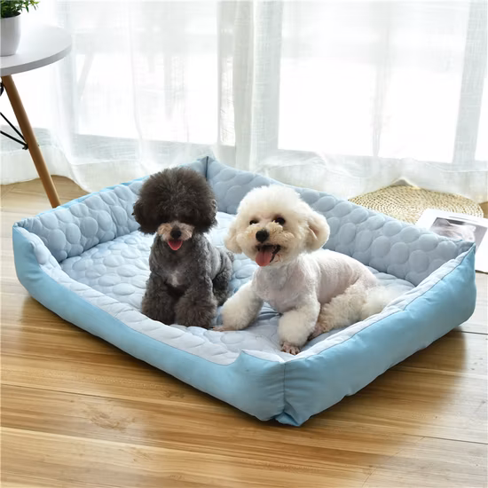 Vente entière personnalisée imperméable lavable ronde longue fausse fourrure amovible antidérapant fabricant de lit pour animaux de compagnie en plein air luxe chat chien lit